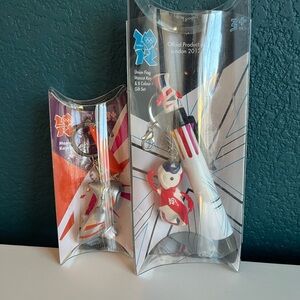 Wenlock Union Flag London 2012 Special Edition Olympic Mascot Pen and Keychain